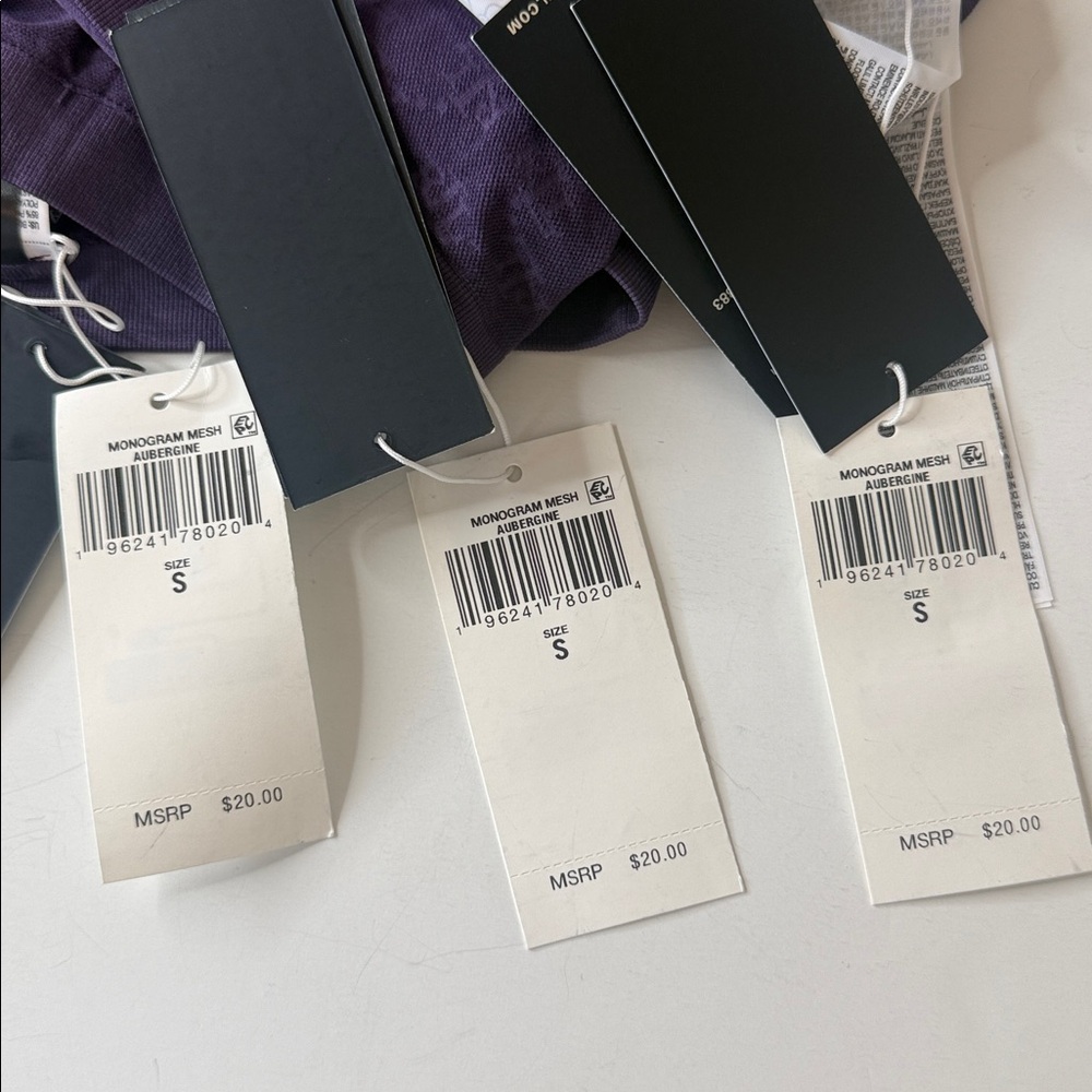 Lauren Ralph Lauren Monogram Mesh Bikini Panties 3 Pairs Size Small / 5 - Picture 7 of 7